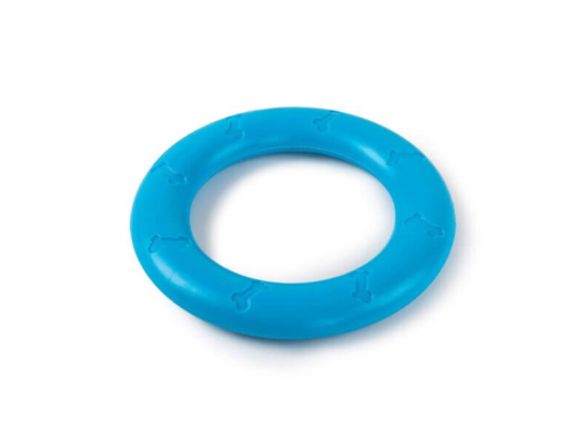 Freezack Floating Dog Toy Fetch Ring bleu