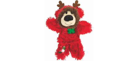 Holiday Softies Pajama Bear rouge ou vert