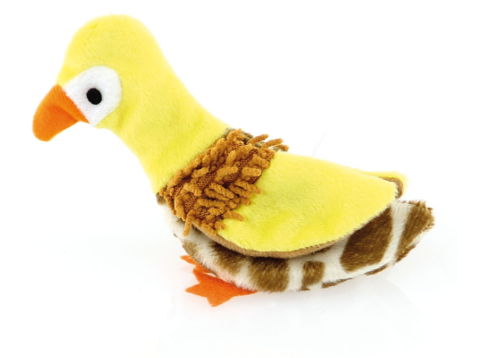 Canard crécelle, jaune...