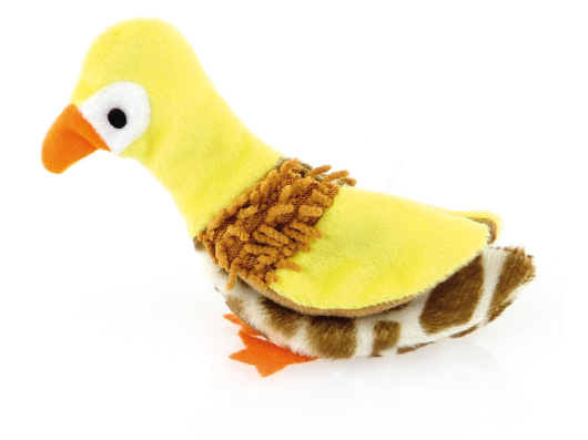 Canard crécelle, jaune swisspet