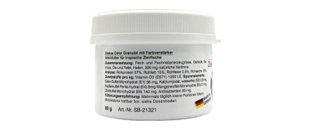 StreamBiz Discus Couleur Granulés 230gr