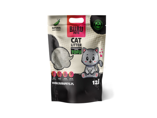 BUBUPET LITIÈRE AU TOFU - NATURE 12 L