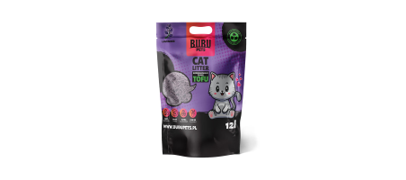 BUBUPET LITIÈRE AU TOFU - LAVANDE 12 L