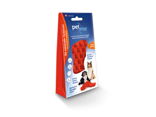 Pet & Me rouge brosse pour...