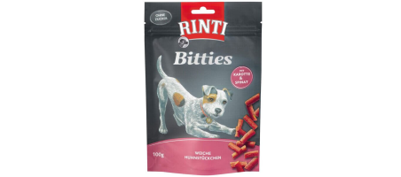 Rinti Bitties carotte et épinards pour chiens (100g)