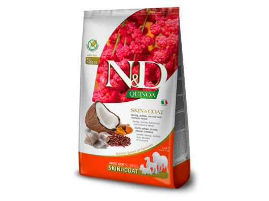 Can Adult ALL BREEDS Skin & Coat Hareng Farmina N&D Quinoa