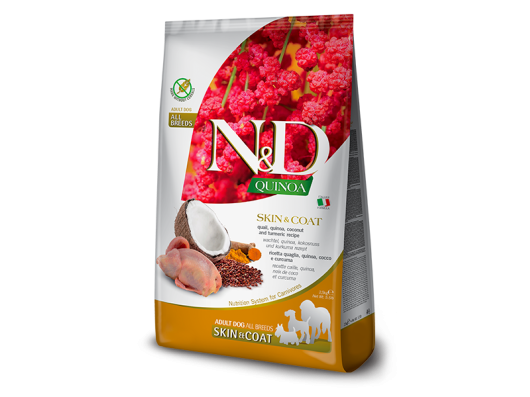 Can Adult ALL BREEDS Skin & Coat Caille Farmina N&D Quinoa