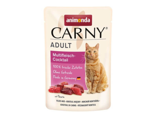 Carny Adulte Cocktail de viande aliment humide pour chats 85gr