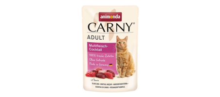 Carny Adulte Cocktail de viande aliment humide pour chats 85gr