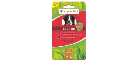 bogaprotect Spot-On chien M (10-20kg) Contre les puces, les tiques, les acariens et les moustiques - Flash