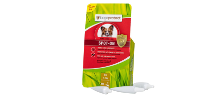 bogaprotect Spot-On chien M (10-20kg) Contre les puces, les tiques, les acariens et les moustiques - Flash