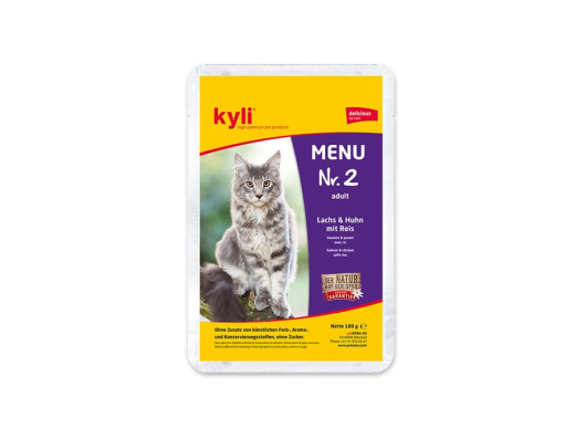 kyli Menu n° 2 adult 12 x 100g chat