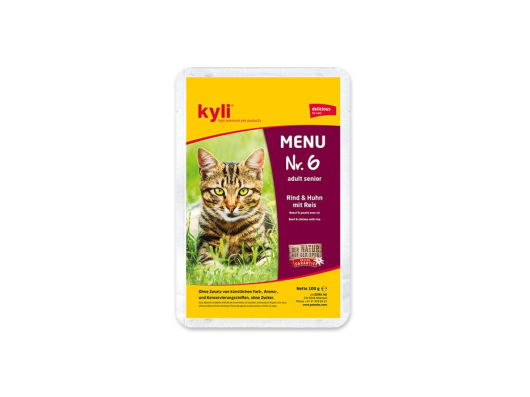 kyli Menu n° 6 Senior 12 x 100g chat