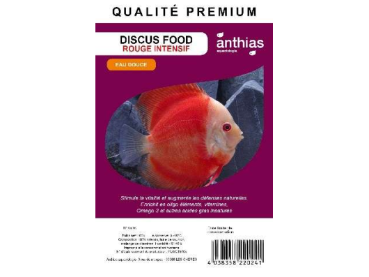 Discus food Rouge intensif 100gr blister