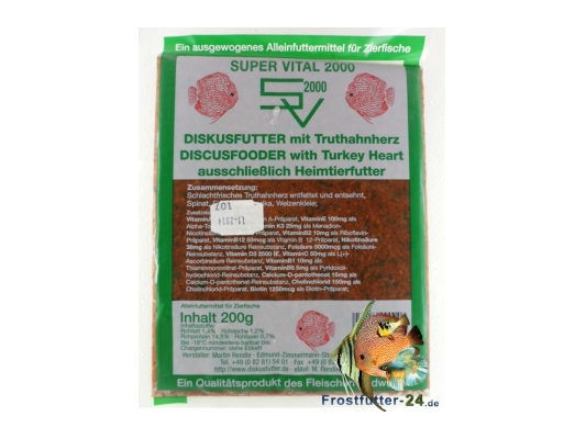 Dinde SV 2000 plaque 200gr