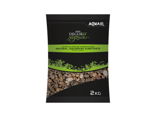 Gravier NATUREL MULTICOLORE 5 - 10 MM 2Kg AquaEL sol