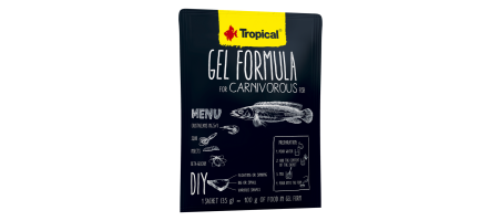 Gel Formule Carnivore (DIY - Gelée alimentaire à faire soi-même) nourriture pour poissons Tropical