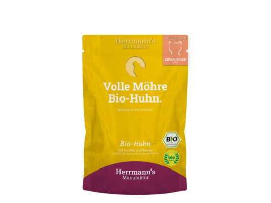 Bio Poulet à la carotte et...