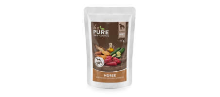Horse avec cheval et légumes pour chiens bePure