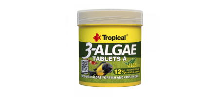 3-Algae Tablets A 50ml - 250ml Tropical
