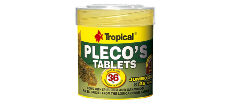 Plecos Tablets 50ml - 250ml Tropical