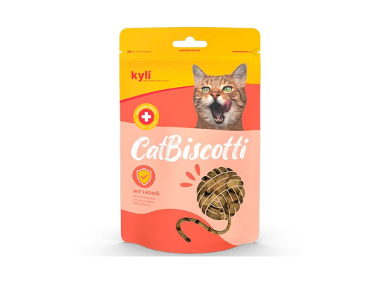 CatBiscotti huile de saumon 100g kyli