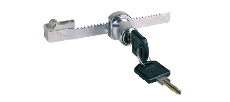 Serrure pour portes coulissantes, avec clef Trixie