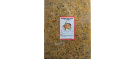 Moules hachées plaque 500g Congelées Aquariophilie