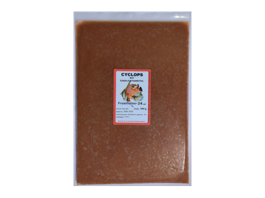 Cyclop rouge plaque 500gr Congelées Aquariophilie
