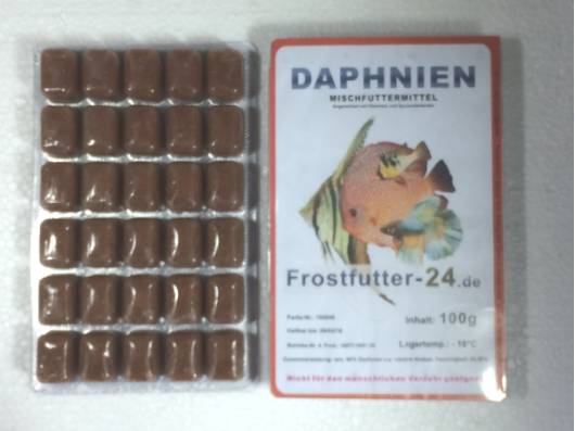 Daphnies en blister 100gr Congelées Aquariophilie