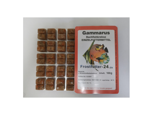 Gammarus en blister 100gr Congelées Aquariophilie